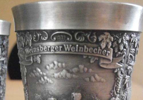 Уникални чаши zinn becker stuttgart - 95% pewter cup germany bavaria